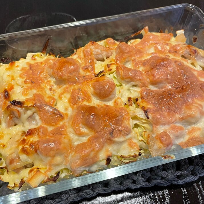 キャベツとチキンのチーズオーブン焼き レシピ 作り方 By オジオジ 楽天レシピ